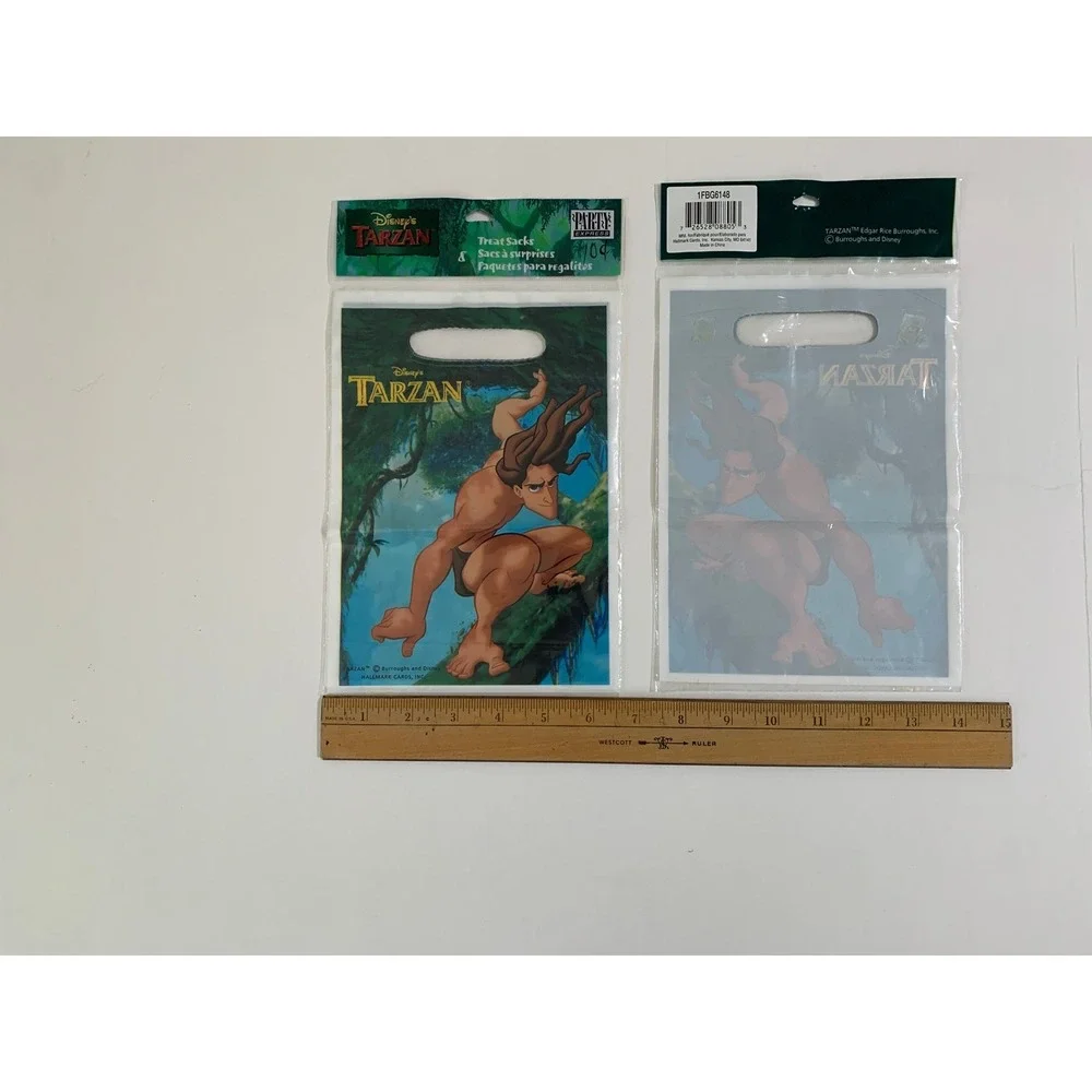 Vtg Disney Tarzan Vintage 1990s Party Express Treat Sacks 2 Packs Hallmark